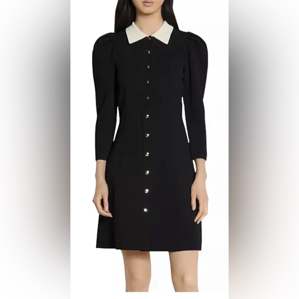 Sandro Milane Balloon Sleeved Dress